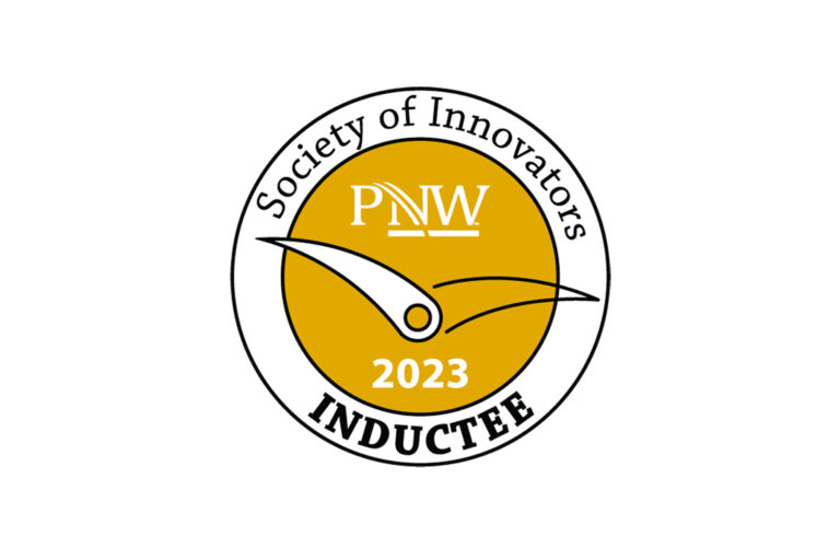 PNW Society of Innovators 2023 Inductee badge graphic